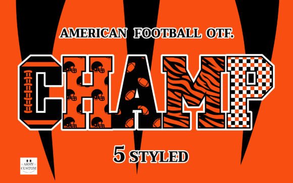 American Football 7 Tiger Fonts: A Color Fonts Review