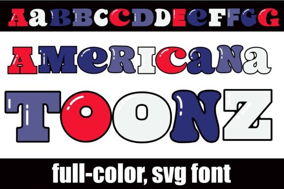 Americana Toonz: A Color Fonts Review for Real Client Projects