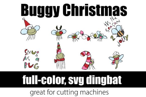 Buggy Christmas Fonts: A Whimsical Color Fonts Review