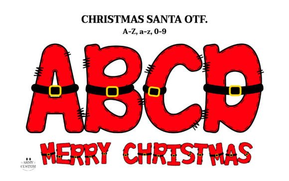 Christmas Santa Font