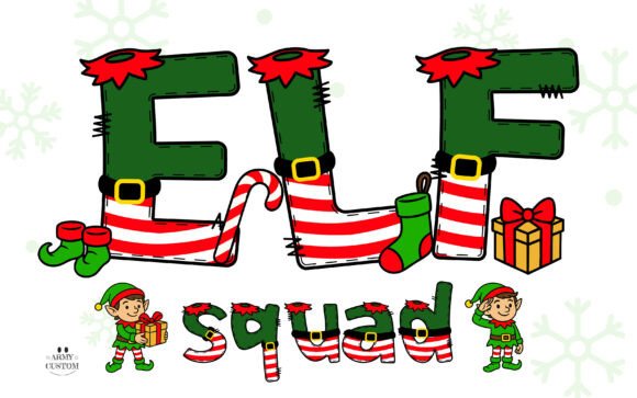 Elf Squad Candy Stripe: A Festive Color Fonts Review