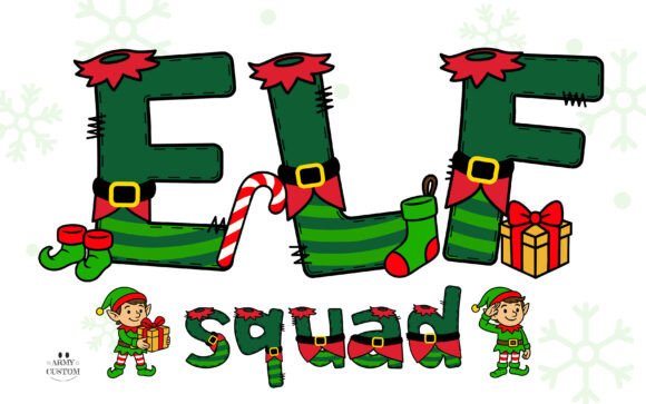 Elf Squad Green Stripes