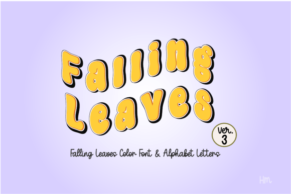 Falling Leaves Yellow: A Color Fonts Review for Designers