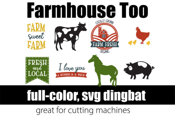 Farmhouse Too: A Color Fonts Review for Brand Designers