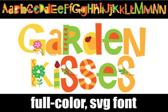 Garden Kisses: A Color Fonts Gem for Local Branding