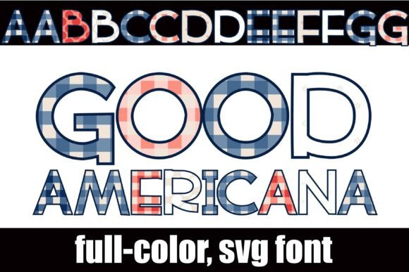 Good Americana: A Color Fonts Review for Digital Sellers