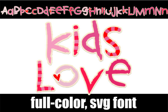 Kid’s Love Fonts: A Color Fonts Review for Sellers