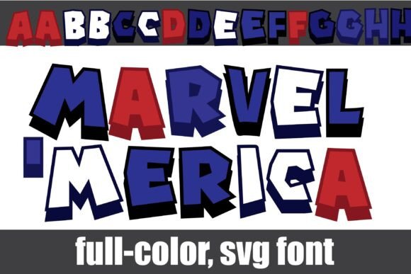 Marvel merica Fonts: A Bold Color Fonts Review