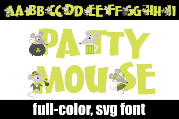 Patty Mouse: A Playful Color Font for Handmade Brands