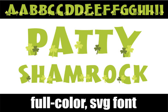Patty Shamrock: A Vibrant Color Fonts Choice for Local Branding