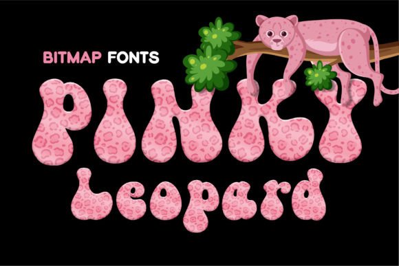 Pinky Leopard: A Playful Color Fonts Choice for Handmade Creators