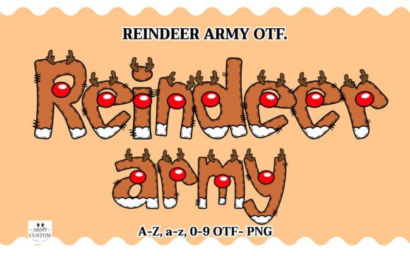 Reindeer Army Fonts: A Color Fonts Review for Real Publishing