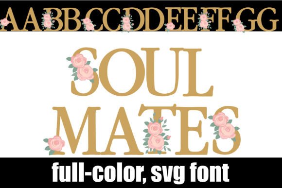 Soul Mates Fonts: A Color Fonts Review for Crafters